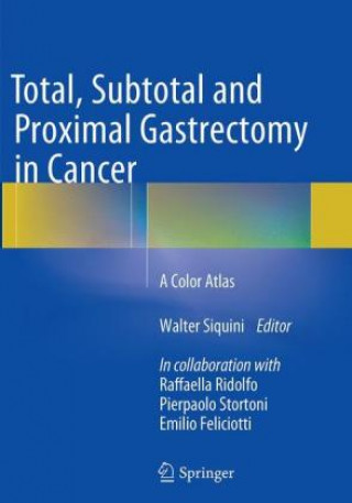 Carte Total, Subtotal and Proximal Gastrectomy in Cancer Walter Siquini