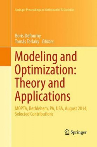 Book Modeling and Optimization: Theory and Applications Boris Defourny