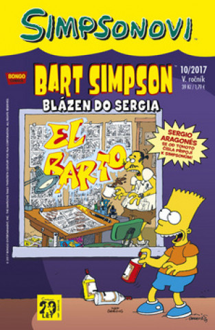 Knjiga Bart Simpson Blázen do Sergia Matt Groening