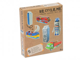 Hra/Hračka Re-cycle-me set pro kluky - Karton od mléka 