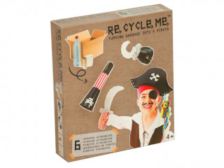 Hra/Hračka Re-cycle-me set - Pirátský kostým 