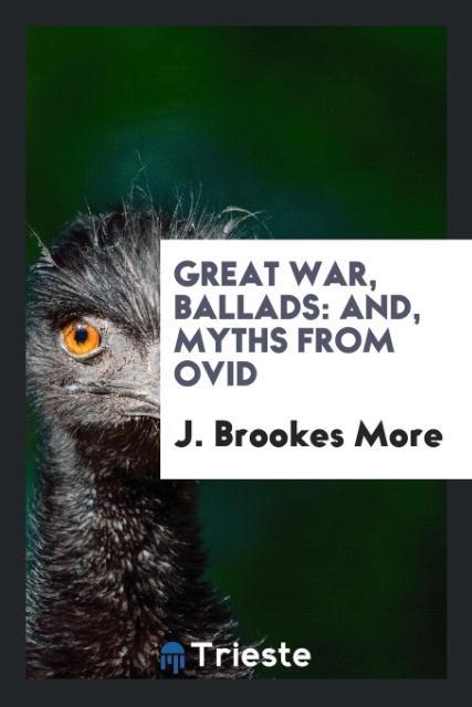 Carte Great War, Ballads J. BROOKES MORE