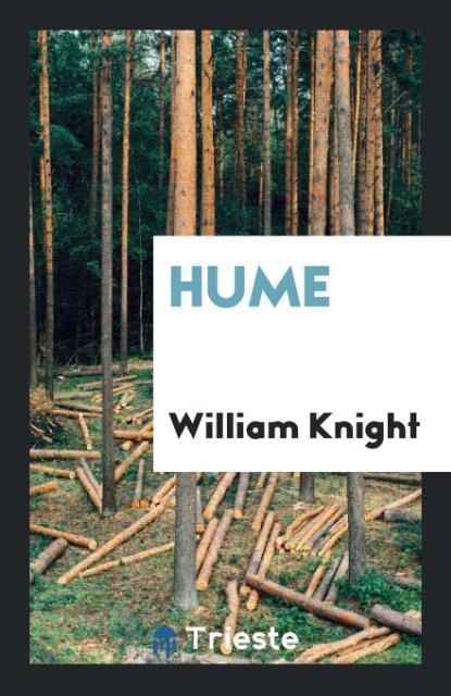 Kniha Hume WILLIAM KNIGHT