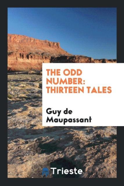Book Odd Number Guy De Maupassant