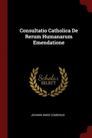Könyv Consultatio Catholica de Rerum Humanarum Emendatione JOHANN AMO COMENIUS