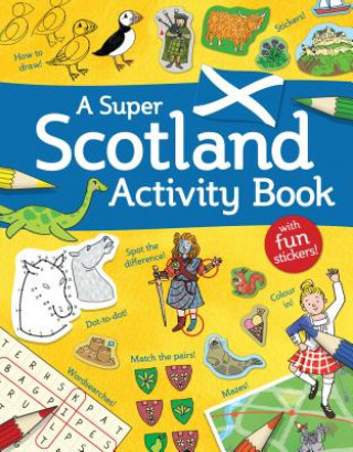 Livre Super Scotland Activity Book Susana Gurrea