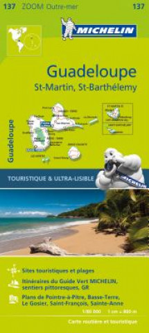 Tiskovina Guadeloupe - Zoom Map 137 Michelin