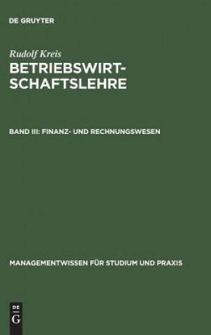 Kniha Betriebswirtschaftslehre Rudolf Kreis