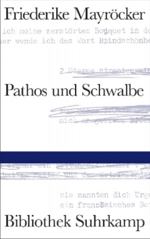 Carte Pathos und Schwalbe Friederike Mayröcker