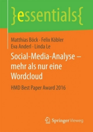 Kniha Social-Media-Analyse - mehr als nur eine Wordcloud Matthias Böck