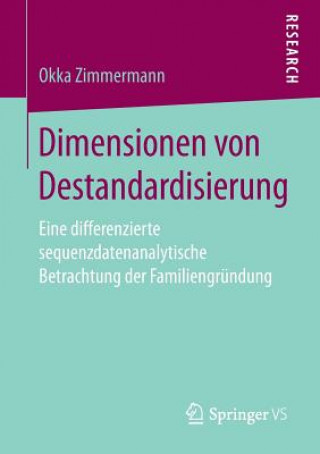 Książka Dimensionen Von Destandardisierung Okka Zimmermann