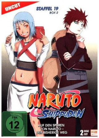 Video Naruto Shippuden - Auf den Spuren von Naruto - Der bisherige Weg. Staffel.19.2, 2 DVD Hayato Date