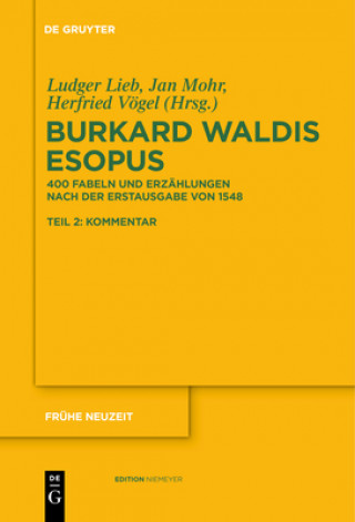 Könyv Burkard Waldis: Esopus Ludger Lieb