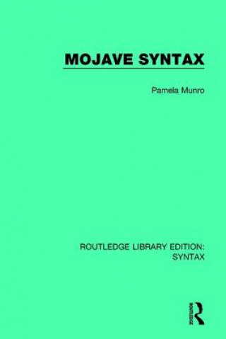 Книга Mojave Syntax MUNRO