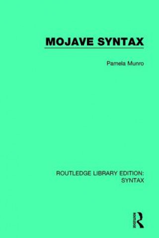 Kniha Mojave Syntax MUNRO