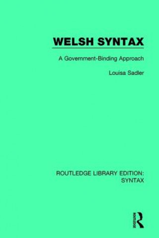 Kniha Welsh Syntax SADLER