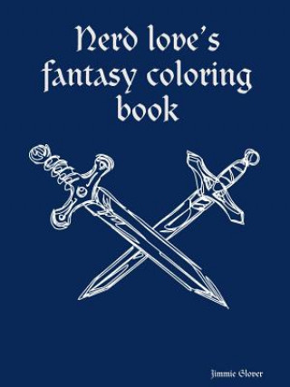 Книга Fantasy coloring book JIMMIE GLOVER