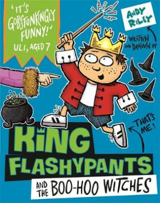 Книга King Flashypants and the Boo-Hoo Witches Andy Riley