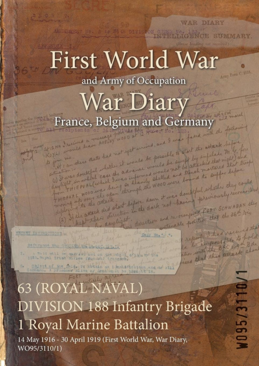 Kniha 63 (ROYAL NAVAL) DIVISION 188 Infantry Brigade 1 Royal Marine Battalion 