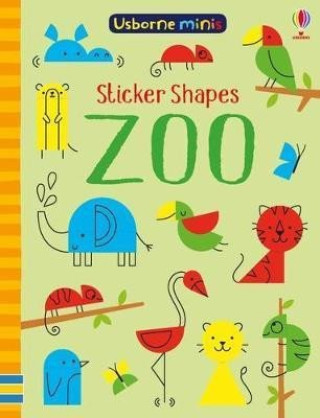 Book Sticker Shapes Zoo SAM SMITH