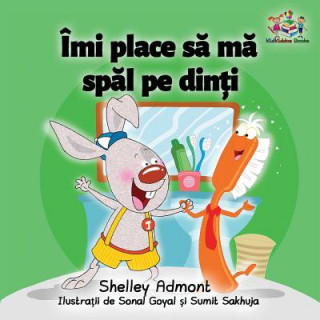 Kniha I Love to Brush My Teeth (Romanian children's book) SHELLEY ADMONT