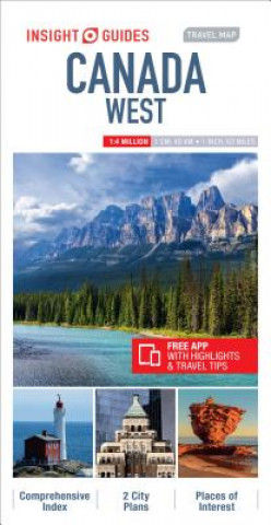 Nyomtatványok Insight Guides Travel Map Canada West 