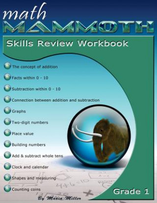 Kniha Math Mammoth Grade 1 Skills Review Workbook MARIA MILLER