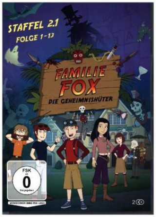 Видео Familie Fox - Die Geheimnishüter. Staffel.2.1, 2 DVD Adam Hicks