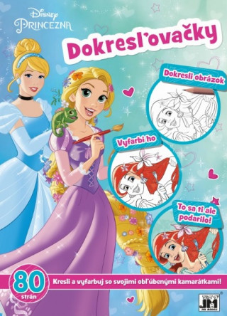 Kniha Dokresľovačky Princezné Disney
