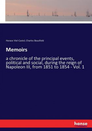 Knjiga Memoirs Viel-Castel Horace Viel-Castel