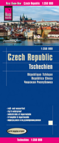 Tiskovina Reise Know-How Landkarte Tschechien / Czechia (1:350.000) Reise Know-How Verlag Peter Rump