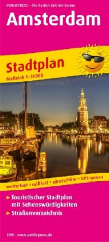 Nyomtatványok PublicPress Stadtplan Amsterdam 
