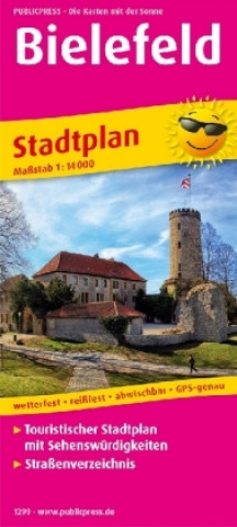 Prasa PUBLICPRESS Stadtplan Bielefeld 