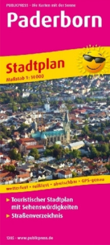 Tlačovina PUBLICPRESS Stadtplan Paderborn 