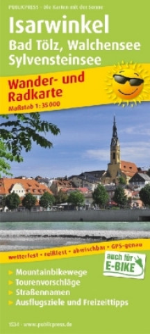 Materiale tipărite Isarwinkel / Bad Tolz / Walchensee hike& bike map 