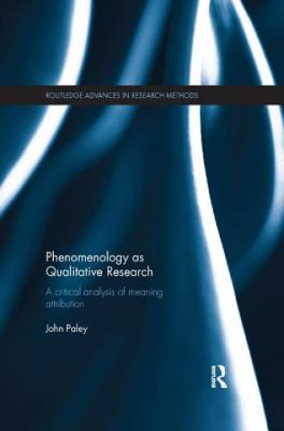 Book Phenomenology as Qualitative Research Paley