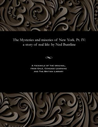 Buch Mysteries and Miseries of New York. Pt. IV BUNTLINE