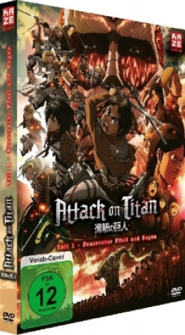 Видео Attack on Titan - Anime Movie Teil 1: Feuerroter Pfeil und Bogen - DVD Tetsuro Araki