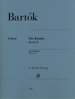 Carte Bartók, Béla - For Children, Volume II Béla Bartók