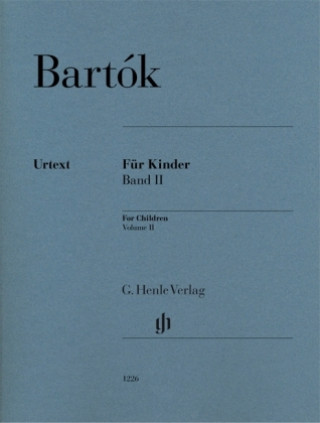 Livre Bartók, Béla - For Children, Volume II Béla Bartók