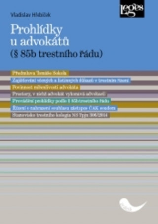 Könyv Prohlídky u advokátů Vladislav Hřebíček