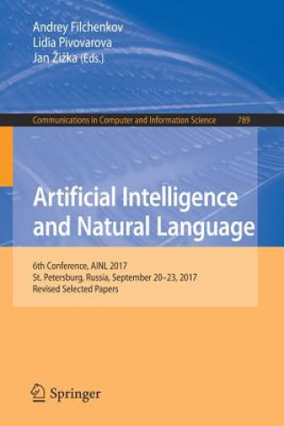 Kniha Artificial Intelligence and Natural Language Andrey Filchenkov