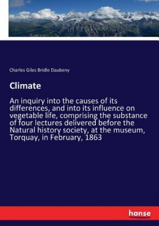 Knjiga Climate CHARLES GIL DAUBENY