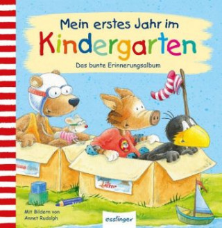 Książka Der kleine Rabe Socke: Mein erstes Jahr im Kindergarten Annet Rudolph