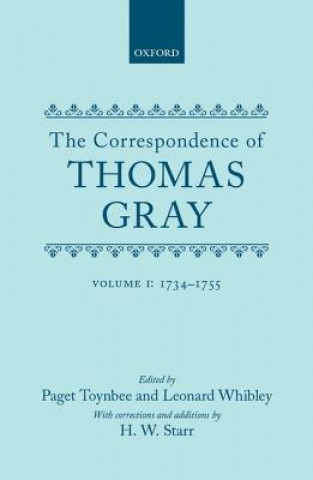 Carte Correspondence of Thomas Gray Thomas Gray