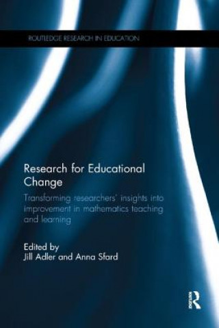Knjiga Research for Educational Change Jill Adler