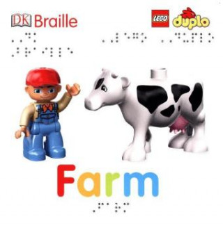 Kniha DK Braille LEGO DUPLO Farm Emma Grange