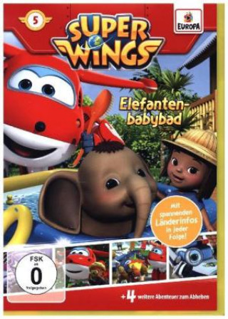 Видео Super Wings - Elefantenbabybad, 1 DVD, 1 DVD-Video Super Wings