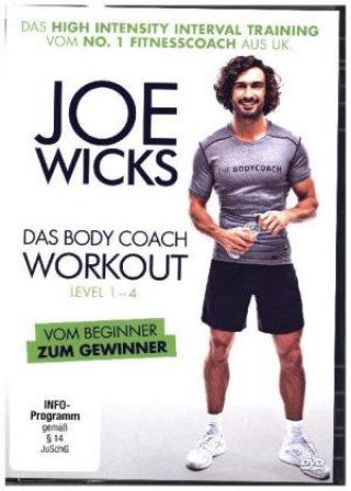 Видео JOE WICKS - Das Body Coach Workout - Level 1-4 - (HIIT - High Intensity Interval Training), 1 DVD Joe Wicks