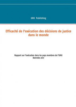 Könyv Efficacite de l'execution des decisions de justice dans le monde Uihj Publishing
